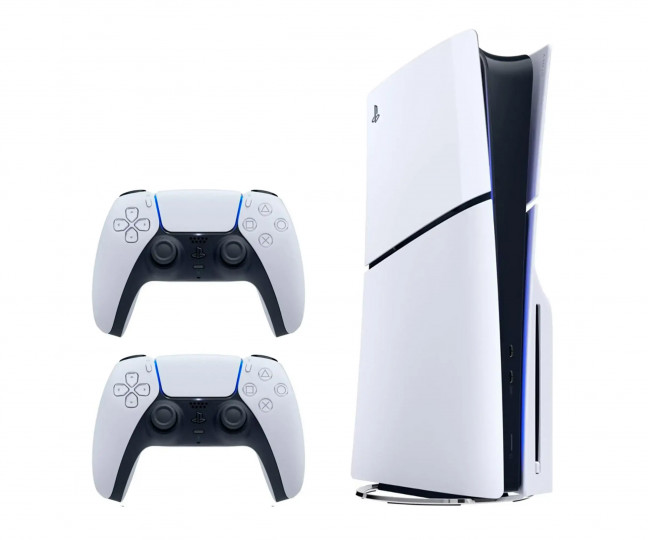 Стационарная игровая приставка Sony PlayStation 5 Slim Blu-Ray 1TB + DualSense Wireless Controller (1000042051, 1000042053, 1000042045)